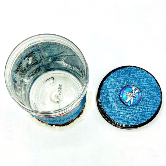 Sustainable Hand Crafted Herb Stash Box Recycled Repurposed Food Safe Container - Picture 14 of 16